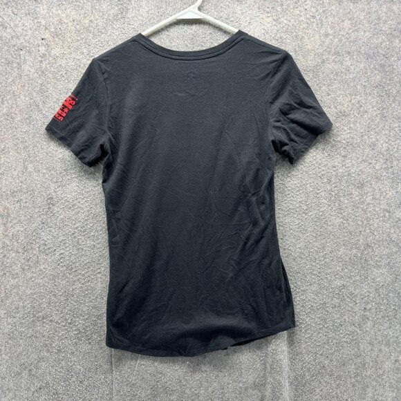 Nike Chicago Marathon Shirt Womens Medium Black Dri Fit 2017 Running Tee - Picture 2 of 12